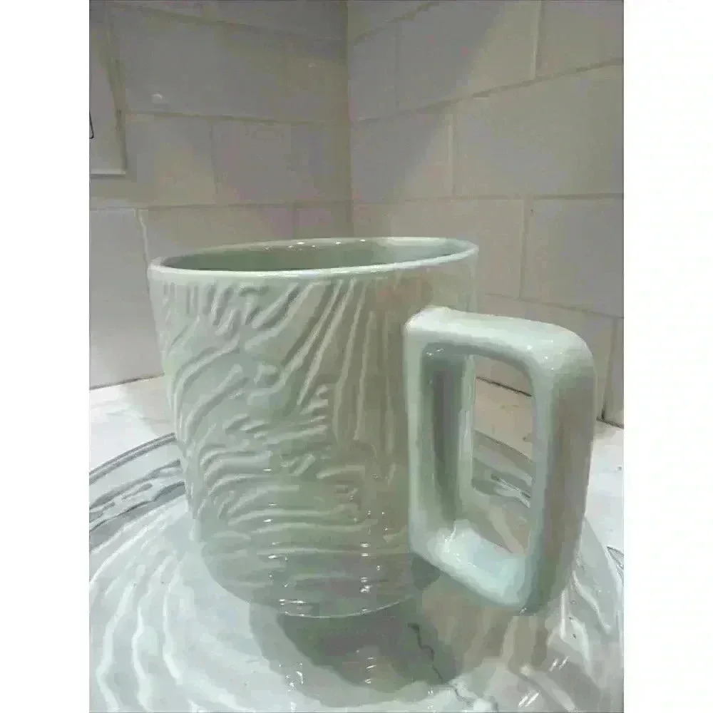 2022 Starbucks Light Green Mint Jade Leaf Marble Embossed Spring Limited 14 oz
